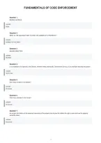 Fundamentals Of Code Enforcement Comprehensive Practice Test