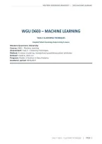 WGU D603 Machine Learning &ndash; Task 2&colon; Clustering Techniques &vert; K-Means Hospital Patient Clustering Analysis&comma; Python Code & Complete Solutions &vert; 2026&sol;2027 Updated