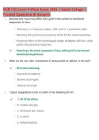 Galen NUR 155 Exam 4 Mock Exam 2026 &vert; Nursing Practice Questions & Answers