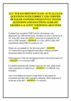 Gcu Nur 634 Midterm Exam 2026-2027 &vert; Questions With Correct Answers 