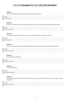 F&period;a&period;c&period;e Fundamentals Of Code Enforcement Level I Study Guide And Exam Prep