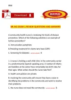 NR 442 Exam 1 Review Questions and Answers &ndash; Nursing Exam Preparation Study Guide
