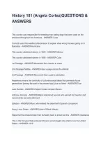 History 181 2026&sol;2027 &vert; Study Guide&comma; Practice Questions & Answers