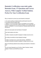 Hootsuite Certification Exam 2026&sol;2027 &vert; Questions & Answers