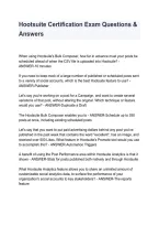 Hootsuite Exam 2026&sol;2027 &vert; 149 Multiple-Choice Questions & Answers