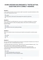 Exam 4 Review Eaq Frequently Tested Actual&NewLine;Questions With Correct Answers