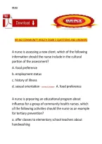 NR 442 Community Health Exam 2 Questions and Answers &ndash; Nursing Study Guide and Exam Review