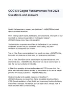 COG170 Cogito Fundamentals 2026&sol;2027 &vert; Practice Questions & Answers