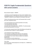 COG170 Cogito Fundamentals 2026&sol;2027 &vert; Exam Review & Answers