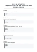 Exph 369 Exam 3 Pt&period; 1&NewLine;Frequently Tested Actual Questions With&NewLine;Correct Answers