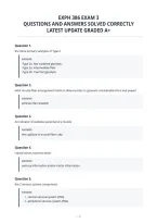 Exph 386 Exam 3&NewLine;Questions And Answers Solved Correctly&NewLine;Latest Update Graded A&plus;