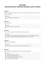 F80 Exam&NewLine;Questions With Verified Answers Latest Update