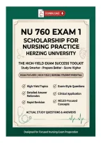 NU 760 Scholarship for Nursing Practice Exam Prep &mdash; Comprehensive Review &plus; Practice MCQs &mdash; Herzing University 2026&sol;2027