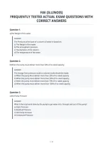 Fae &lpar;Illinois&rpar;&NewLine;Frequently Tested Actual Exam Questions With&NewLine;Correct Answers&NewLine;