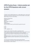 CPPS Practice Exam 2026&sol;2027 &vert; Patient Safety Questions & Answers