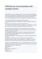 CPPS Review Course 2026&sol;2027 &vert; Practice Questions & Answers