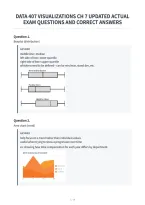 Data 407 Visualizations Ch 7 Updated Actual&NewLine;Exam Questions And Correct Answers