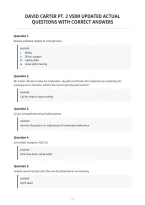 David Carter Pt&period; 2 Vsim Updated Actual&NewLine;Questions With Correct Answers