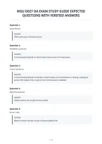 Wgu D027 Oa Exam Study Guide Expected&NewLine;Questions With Verified Answers