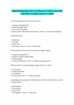 Test Bank For Digital Radiography And Pacs By Christi Carter Beth Veale 2026 Questions And Answers 100 Pass