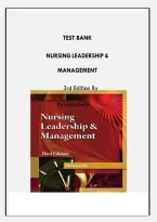 Test Bank &NewLine;Nursing Leadership & &NewLine;Management &NewLine;3Rd Ediṭion By &NewLine;Paṭricia Kelly