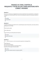 Finance 421 Final Chapter 24&NewLine;Frequently Tested Actual Exam Questions Withcorrect Answers