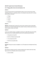 WGU D671 Complete Practice Test Bank &lpar;300 Questions&rpar;