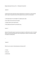 Biology&colon; Exploring the Diversity of Life &mdash; 100-Question Practice Bank