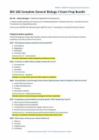 BIO 182 Unity of Life II&colon; Complete General Biology II Study & Exam Prep Package Deal &lpar;PDF&rpar; &vert; 2026&ndash;2027 &vert; Northern Arizona University