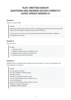 Fletc Written Exam &num;1&NewLine;Questions And Answers Solved Correctly&NewLine;Latest Update Graded A&plus;&NewLine;