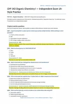 CHY 142 Organic Chemistry I&colon; Exam 1A Practice Exam &lpar;PDF&rpar; &vert; 2026&ndash;2027 &vert; Toronto Metropolitan University