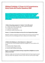 Wildland Firefighter 1C Exam A & B Comprehensive Study Guide and Practice Questions