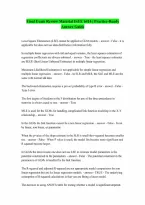ISYE 6414 Final Exam Review Exam with correct Answers