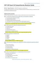 CHY 142 Organic Chemistry I&colon; Exam 1A Comprehensive Revision Guide &lpar;PDF&rpar; &vert; 2026&ndash;2027 &vert; Toronto Metropolitan University