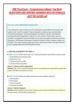 DRUG RECOGNITION EXPERT &lpar;DRE&rpar; ALL-IN-ONE MASTER PACKAGE DEAL &vert; 5 FULL PRACTICE BANKS&comma; 400&plus; ALIGNED QUESTIONS&comma; 12-STEP PROTOCOL & VITAL SIGNS MATRICES &mdash; 100&percnt; VERIFIED