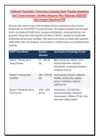 CALIFORNIA PSYCHIATRIC TECHNICIAN LICENSING EXAM ULTIMATE STUDY BUNDLE &vert; FULL BVNPT EXAM SIMULATION&comma; 500&plus; VERIFIED PRACTICE QUESTIONS&comma; PSYCHOPHARMACOLOGY & EXPERT RATIONALES &mdash; GRADED A