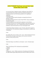 CMN 577 20262027 Final Exam Answered Study Guide &vert; Practice-Ready Answer Guide