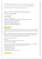 Test Bank for Medical-Surgical Nursing Concepts for Clinical Judgment and Collaborative Care