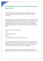 Burns Pediatric Primary Care Test Bank Exam 1with verified detailed answers