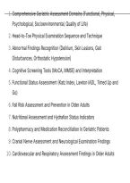 NURS 5120 Adult Gerontology Assessment Lab Practice QUESTIONS AND CORRECT ANSWERS WITH