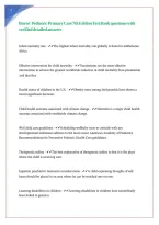 Burns- Pediatric Primary Care 7th Edition Test Bank questions with verified detailed answers
