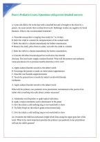 Burn-s Pediatric Exam 2 Questions with precise detailed answers
