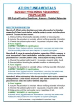 ATI RN FUNDAMENTALS&NewLine;2026&sol;2027 PROCTORED ASSESSMENT PREPARATION&NewLine;210 Original Practice Questions &bull; Answers &bull; Detailed Rationales&NewLine;