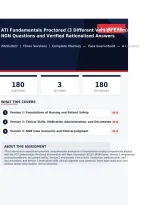 ATI Fundamentals Proctored Exam Exam 2026&sol;2027 &ndash; Questions and Answers Patient Safety Clinical Judgment &vert; Complete Verified Answers &vert; Detailed Rationales &ndash; Pass Guaranteed &ndash; A&plus; Graded 