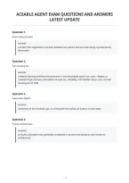Aceable Agent Exam Questions And Answers Latest Update