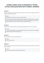 Aceable Agent Level 26 Frequently Tested Actual Exam Questions With Correct Answers