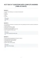 Acct 530 Ch 7 Questions With Complete Answers &lpar;100&percnt; Accurate&rpar;