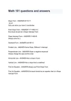 Math 101 &vert; Practice Questions & Answers&comma; Exam Review 2026&sol;2027