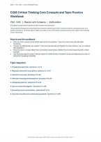 WGU D265 Critical Thinking &lpar;PDF&rpar;- 2026&ndash;2027- 84 Core Concepts Practice Questions & Rationales&period;pdf&NewLine;&NewLine;