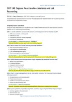 CHY 142 Organic Chemistry I Complete Exam 1A Study & Practice Package Deal&colon; 6 Study Resources&comma; Practice Exams&comma; Revision Guides & Worked Solutions &lpar;PDF&rpar; &vert; 2026&ndash;2027 &vert; Toronto Metropolitan University